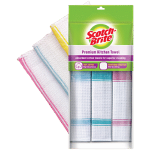 Scotch Brite Premium Kitchen Towel, 3 pcs