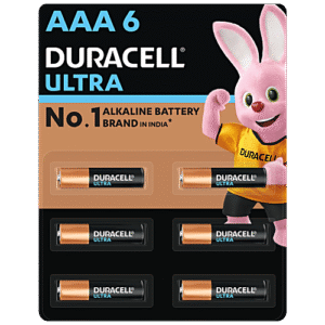 Duracell Ultra Alkaline AAA Batteries, 6 pcs