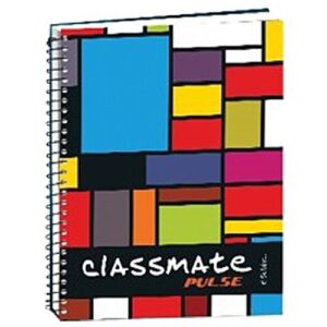 Classmate Pulse Notebook - Ruled, Spiral Binding, 300 Pages, 26.7 x 20.3 cm, Long, 1 pc