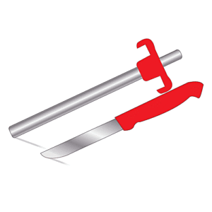 Prestige Stainless Steel Gas Lighter With Knife - Red, PGL-03, 2 pcs