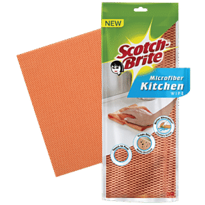 Scotch Brite Microfibre Kitchen Wipe, Cleaning Cloth For Kitchen, Appliances & Furnitures, 1 pc