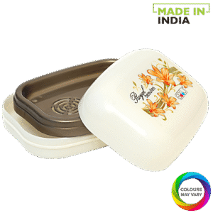 Swastik Pears Premium Plastic Soap Case - Assorted Colour, 1 pc