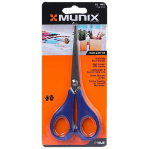 Munix Scissor - Ergonomic Handle, Comfortable Grip, SL-1160, 152 mm, 1 pc