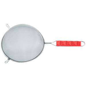 Elephant  Soup/Juice Strainer With Red Handle - Steel, 12 cm, 1 pc