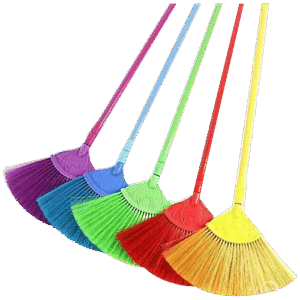 Se7en Ceiling Brooms - Flat, Strong & Durable, Great For Outdoor, Assorted, 1 pc