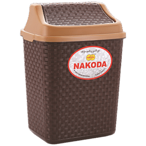 Nakoda Dust & Waste Bin - Large Size, Assorted Colour, Maple Swing, 7 L