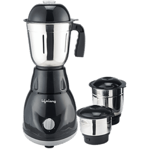 Lifelong Power Pro Mixer Grinder - Black, 500 W, 1 pc (3 Jars - 1.5 L, 0.3 L, 0.8 L)