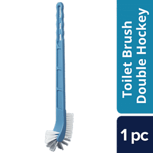 bb home Toilet Brush Double Hockey, Heavy, Nylon Bristles, 1 pc