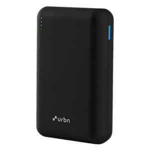 Urbn 20000 mAh 22.5W Fast Charging Power Bank (1 Type A and 2 Type C Ports, 12 Layer Circuit Protection, Black), 1 Unit